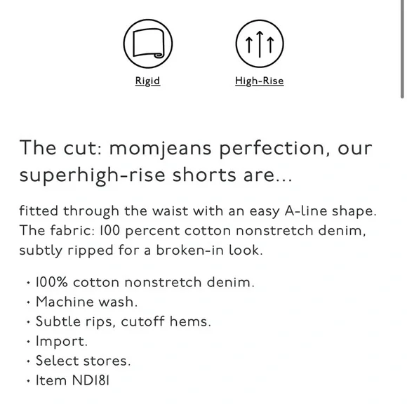 Madewell The Momjean Short in Lansdale Wash 25 8 - Picture 5 of 8